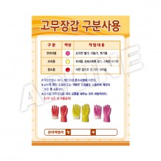 고무장갑구분사용