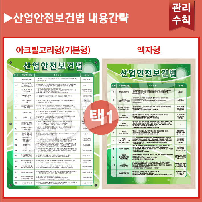 산업안전보건법 내용간략