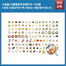 수업용_건강밥상차리기 식품칼로리 모형자석 130종